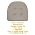 thumbnail image 5 of YouLoveIt Chair Cushion Non Slip Memory Foam Kitchen Seat Pad Non-Slip Dining Chair Pad Cushions 16" x 17", 2/4/6/12 Packs, 5 of 7