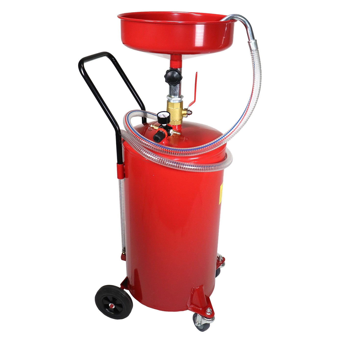 Dragway Tools 18 Gallon Oil Waste Drain Tank Pan for Lift Jack Hoist Shop Crane