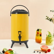 Cold and Hot Drink Dispenser - Stainless Steel Insulated Beverage Dispenser