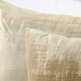 thumbnail image 4 of Home Soft Things Textured Velvet Pillow Covers (Set of 2), - Almond Buff - 26" x 26", 4 of 6