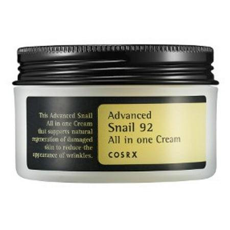 COSRX Advanced Snail 92 All-in-One Moisturizer Cream, 3.38