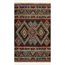 SAFAVIEH Kenya Burke Geometric Fringe Area Rug, Multi, 8' x 10'