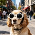 thumbnail image 2 of Goggles For Small Breed Wind/ Puppy With Adjustable Strap White Black Dog Swimsuit Dog Swimsuit Boy Dog Swim Suite Dog Jacket Dog Hiking Gear Water Bunny Hat for Cat And Owner Fan for Car Window for, 2 of 7