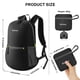 thumbnail image 2 of Mochila Gonex ultraligera y plegable de 20 litros (negra), 2 of 7