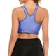 thumbnail image 5 of Sujetador deportivo para mujer Apertura frontal Cierre Cremallera Sin hombro de malla Rring de acero Fridja nalpqowj8363, 5 of 6