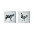 thumbnail image 2 of Great Art Now Filigree Cow & Chicken on Wood by Piddix 2 Piece Canvas Art Set Each 14"W x 14"H, 2 of 4
