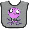 thumbnail image 3 of Inktastic Death Metal Octopus Boys or Girls Baby Bib, 3 of 4