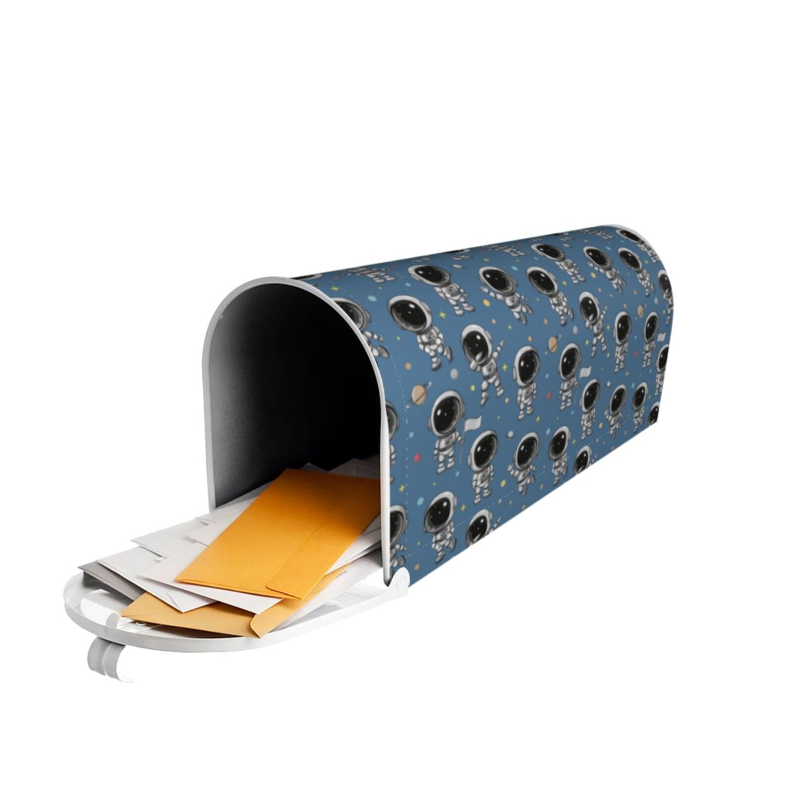 Xecao Astronaut for Mailbox Cover with Magnetic Strips, Waterproof and Sunscreen, Adds a Decorative Touch to Your Garden Yard.