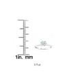 thumbnail image 3 of VS 1/5ct Lab Created 100% Diamond Solitaire Engagement Ring 14K White Gold, 3 of 3
