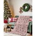 thumbnail image 2 of Polar Bear Flannel Blanket for Bed,Travel and Camping, Christmas Super Soft Cozy Blanket for All Seasons 32"x48", 2 of 6