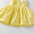 thumbnail image 5 of Baby Boy Girl Brother And Sister Matching Outfits Kids Plaid Sleeveless Dress And Boys Shorts 2Pcs Set, 5 of 10