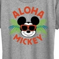 thumbnail image 3 of Disney - Aloha Mickey - Women's Short Sleeve Graphic T-Shirt, 3 of 5
