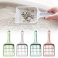 GEKUPEM Long Handle Cat Litter Scooper Plastic Cat Poop Shovel Cats For Cleaning Y5I7