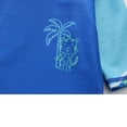 thumbnail image 3 of Bellafa Boys Two Piece Rash Guard Swimsuits Set with Swim Trunk Kids Short Sleeve Bathing Suit Swimwear Set With Hat, 3 of 6