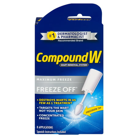 Compound W Freeze Off Wart Removal Treatment, 8 (Best Way To Cure Genital Warts At Home)