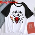 thumbnail image 2 of Caliente Stranger Things 4 Hellfire Club Verano top Camiseta Hombres kawaii Pareja Ropa Más El Tamaño De La harajuku, 2 of 4
