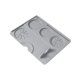 thumbnail image 4 of Tapete para apisonar café, herramienta de barista, tapete de silicona suave, accesorio para espresso gris claro, 4 of 9