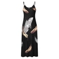 thumbnail image 3 of Baikeli Liquidation Robes pour Femmes Mode Féminine Décontractée Été Poche Sans Manches Dentelle Imprimé Robe à Col en V Robes d'Été pour Femmes 2024, 3 of 5