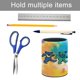 thumbnail image 5 of Osos Bailarines-theme Cylinder Pen Holder Pencil Organizer with Flannel Lining PVC Leather Material Cardboard Base for study work 10*8CM, 5 of 6