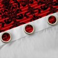 thumbnail image 4 of Manfei Gothic Damask Black Out Curtains,Boho Exotic Style Curtains Pack of 2 (42x63 Each),Black Red Bedroom Curtains For Boys Girls,Luxury Bedroom Decor, 4 of 6