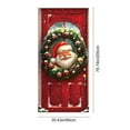 thumbnail image 2 of Christmas Door Cover For Festive Home Decoration Durable Polyester Door Frame Decor With Easy Suspension And Full Coverage For Front Or Interior Doors, 2 of 6