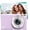 Purple, variant on Velours Nostalgia Shot Digital Camera, Veloures Nostalgiashot 4k, Portable Mini Retro Camera with LED Flash Light, Vintage Camera for Travel & Vlogging, 16x Digital Zoom