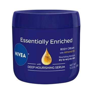 (3 pack) NIVEA Essentially Enriched Body Lotion for Dry Skin, Almond ...