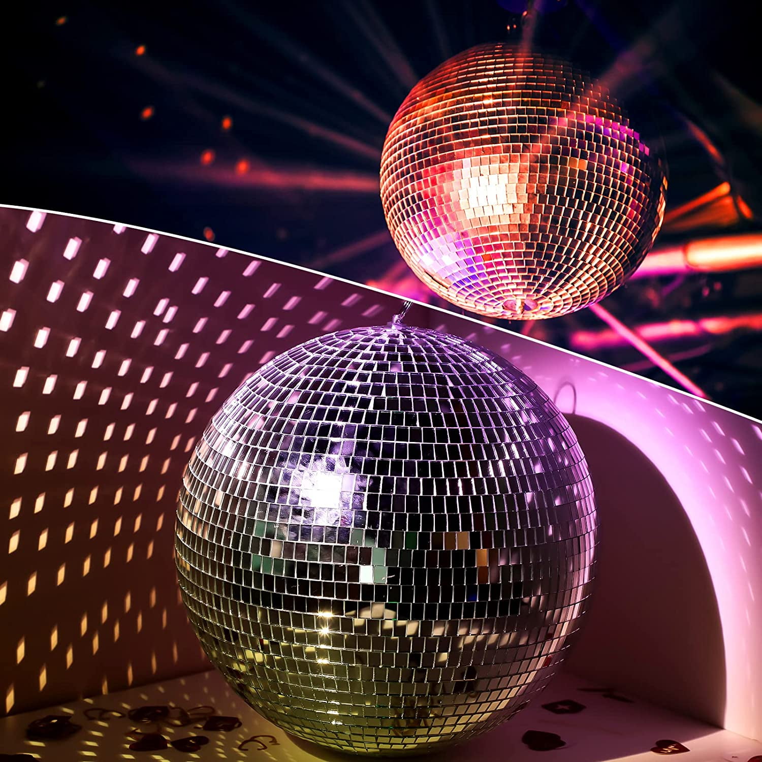 Disco Mirror Ball / Shiny Disco Ball 20 - Event Rentals Miami