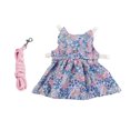 thumbnail image 3 of Vestido de falda de conejo chinchilla de moda para animales pequeños, ropa dulce para mascotas con hebilla, accesorios para mascotas de conejillo de indias y gatos, 3 of 5