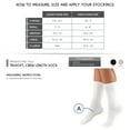 thumbnail image 2 of Truform Socks, Crew Length:: 8-15 mmHg, Black, Small, 2 of 4