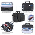 thumbnail image 5 of Portafolios para portátil VANKEAN 17.3 pulgadas repelente al agua bolsa de mensajero negro, 5 of 5