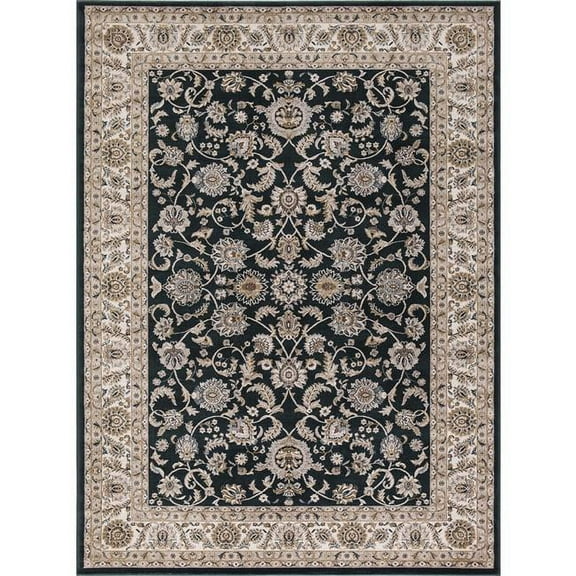 5 ft. 3 in. x 7 ft. 3 in. Kashan Bergama - Green
