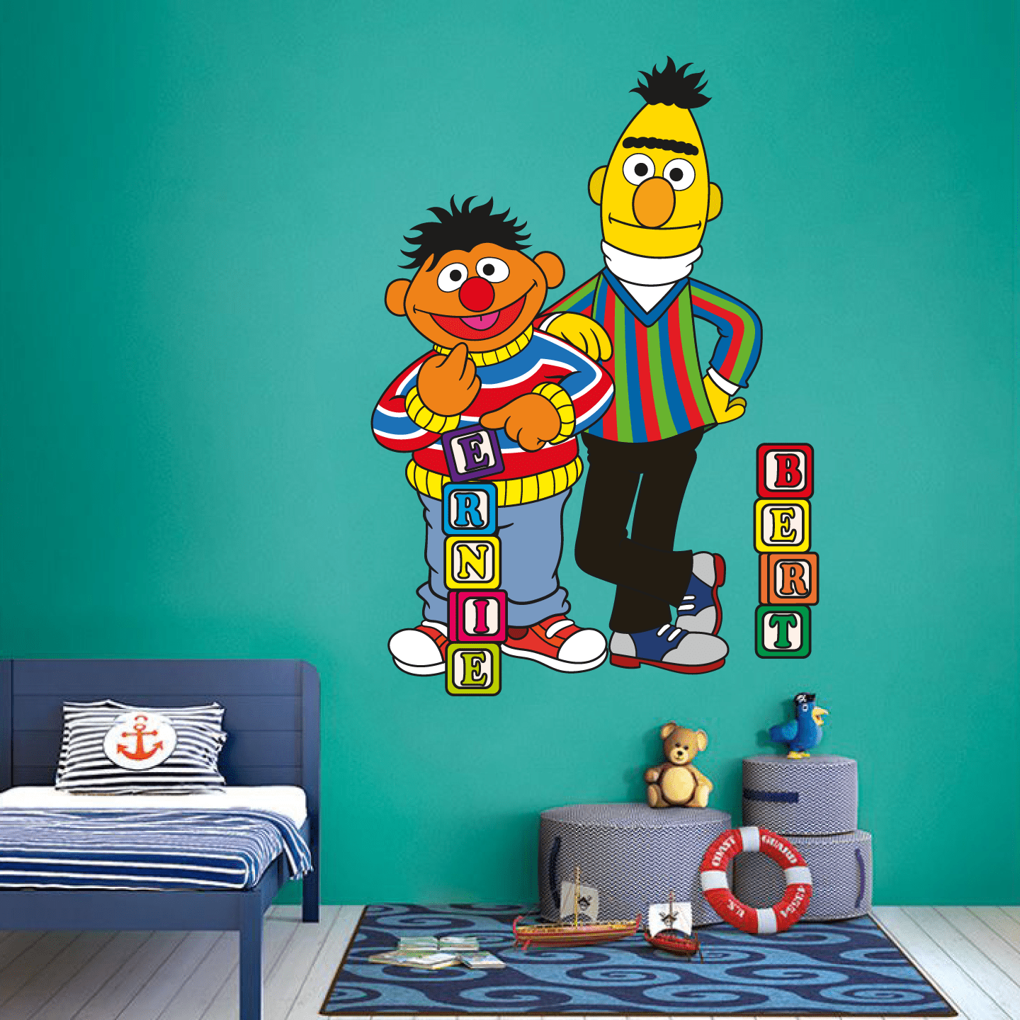 Sesame Street Wall Decor: Brighten Up Your Child's Space with Playful Designs