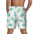 thumbnail image 4 of Balery Turtle Mens Swim Trunks Swim Shorts for Men Quick Dry Inseam Beach Shorts with Compression Liner Pocket-Medium, 4 of 9