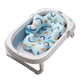 thumbnail image 1 of Cojín de baño para bebé con malla ajustable y soporte flotante para recién nacidos, color azul arcoíris, 1 of 14