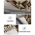 thumbnail image 5 of Fall Vintage Bathroom Runner Rug 2'x3'Washable Woven Area Rug, Boho Forest Deer Argyle Geometric Pattern Tassel Kitchen Rug,Throw Floor Mat Carpet Decorative for Living Room Bedroom, 5 of 7