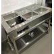 thumbnail image 4 of Mesa de ventas con aislamiento de calefacción eléctrica comercial de acero inoxidable, calentador de piscina para sopa, estufa para sopa, mesa de comedor con cubierta, 4 of 5