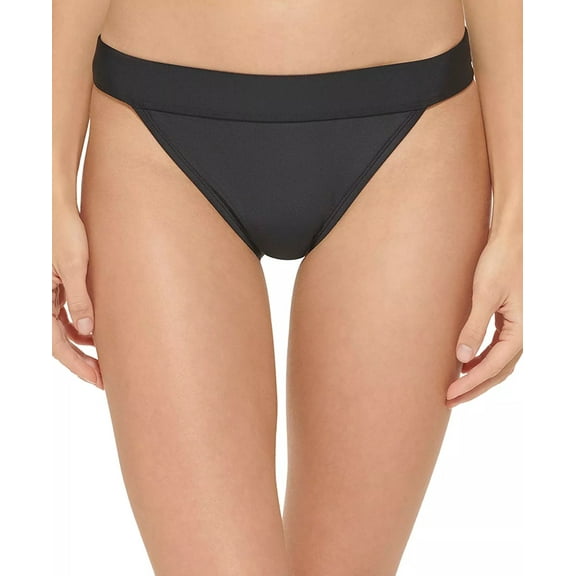 DKNY BLACK Low-Rise Bikini Swim Bottom, US X-Large