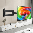 thumbnail image 3 of Monitor Wall Mount , Adjustable Screen Bracket for 14-32Inches Universal Retractable TV Mounts, 3 of 8