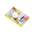thumbnail image 4 of MKHERT Paris European City Landscape France Eiffel Tower and Spring Flower Placemats Table Mats for Dining Room Kitchen Table Decoration 12x18 inch,Set of 6, 4 of 4