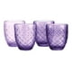 thumbnail image 1 of Set 4 Vasos Cristal Knitted Love & Lemons 305ml violeta Love and Lemons  T150503BL, 1 of 5
