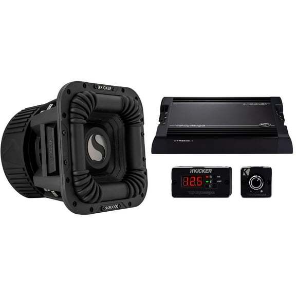 Kicker 49L7X101 - SoloX L7X 10-Inch & WXA3600.1 Warhorse Mono Amplifier