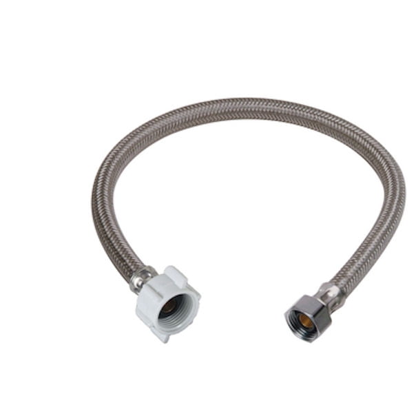 Photo 1 of Brass Craft 20 in. Braided Faucet Connector (1/2 FIP x 7/8 Ballcock)