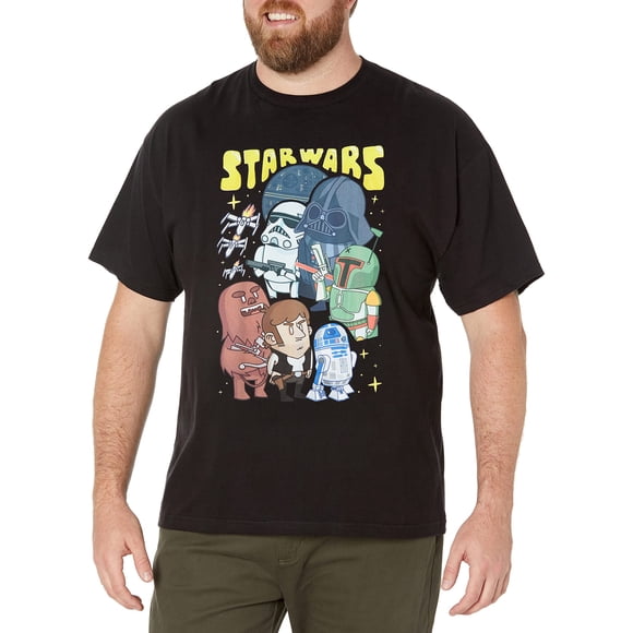 Camiseta Star Wars Big & Tall Groupies para hombre