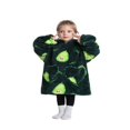 thumbnail image 3 of Wearable Blanket Hoodie for Adults Sherpa All Patterns Oversized Sweatshirt Blanket with Pockets, 3 of 5