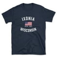 thumbnail image 1 of Ixonia Wisconsin Patriot Men's Cotton T-Shirt, 1 of 1