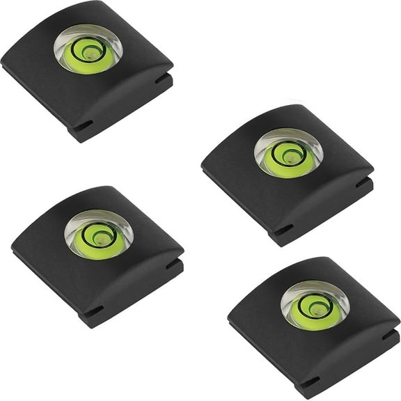 Jangslng 1 4Pcs Hot Shoe Cover Mount Protector Camera Bubble Spirit Level for Canon Nikon