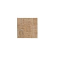 thumbnail image 4 of Square Solid Wood End Table Mango Wood Brown Top with Dark Base, 4 of 6