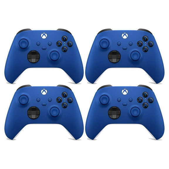 4 Pack Microsoft Xbox Bluetooth Wireless Controller For Series X/S - Shock Blue