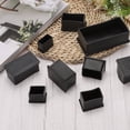thumbnail image 3 of Uxcell 4Pcs Rectangle Chair Leg Caps Chair Leg Floor Protector, Black, 50 x 100 MM, 3 of 6